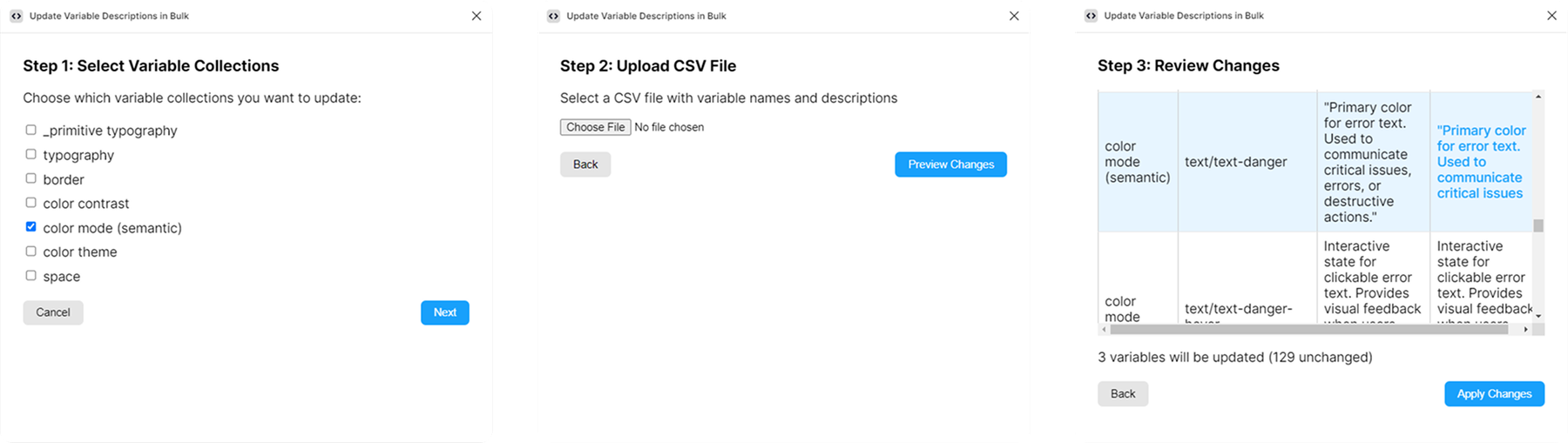 plugin screens preview