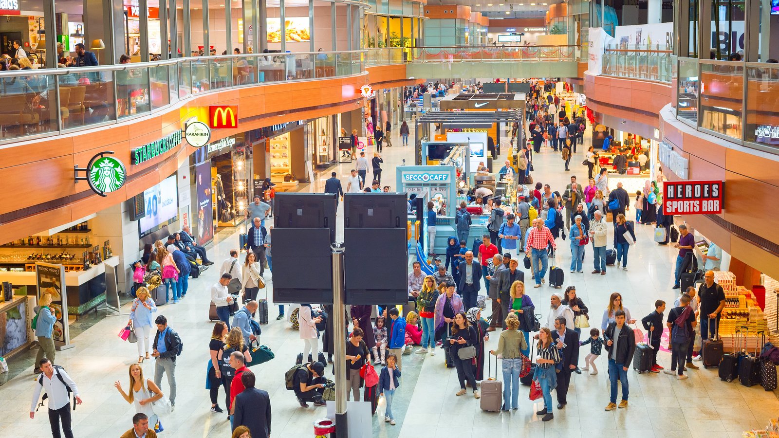 Busy-airport