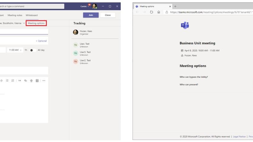 How to organize large Teams meetings