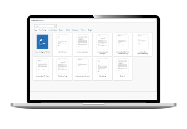 HR Solutions - Document Builder - Document creation with just a few clicks