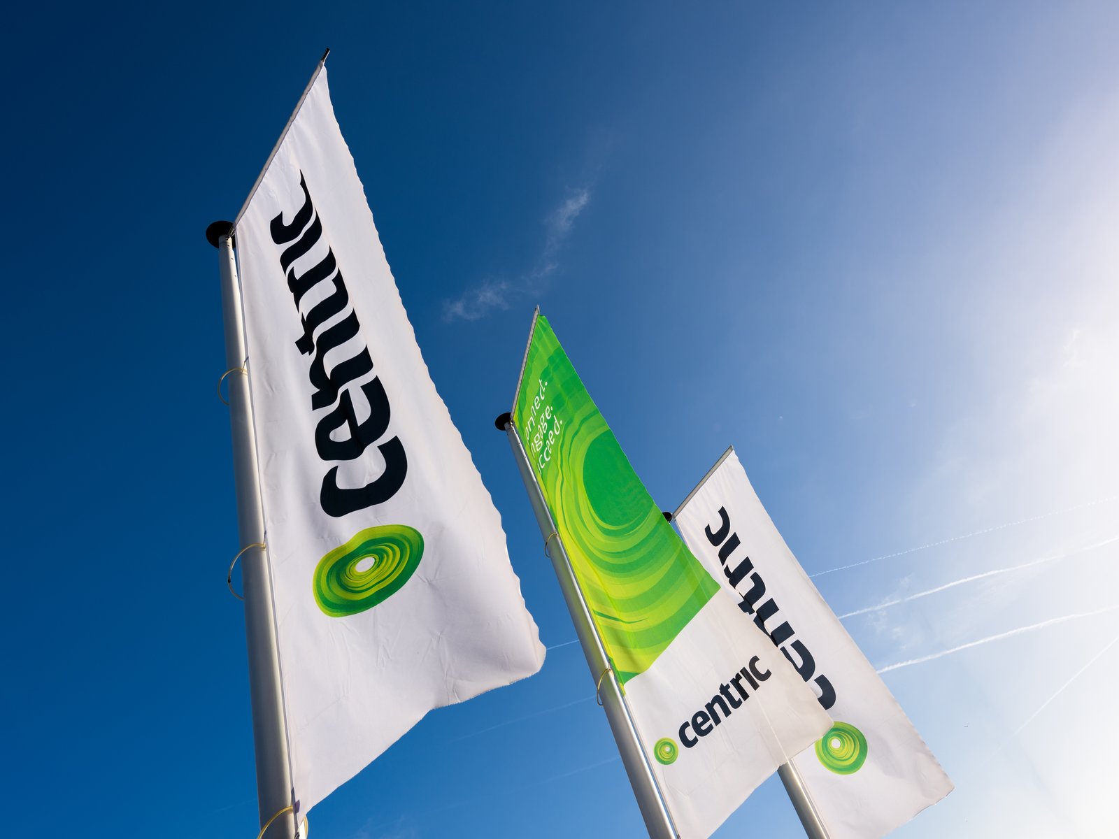 Centric flags