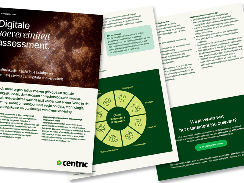 Mockup - Digitale Soevereiniteit Assessment