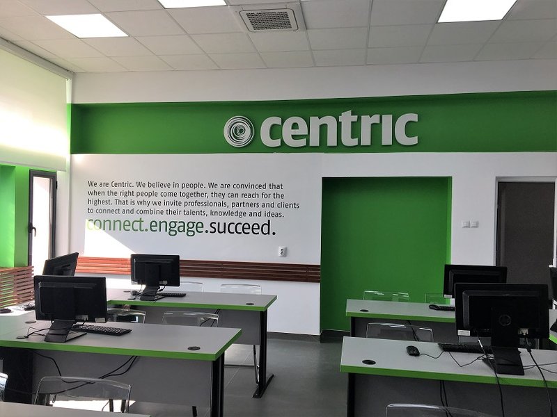 Centric Iasi University Partnerships New Classroom for Students